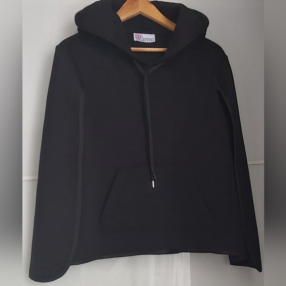 Red Valentino Knitted Hoodie Sweater Shirt Size S. - Picture 3 of 16